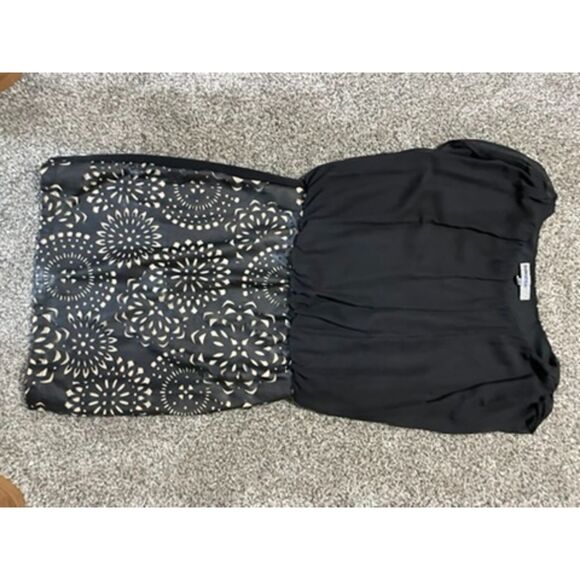 Bailey Blue dress with lace vegan leather skirt  size M - Picture 5 of 7